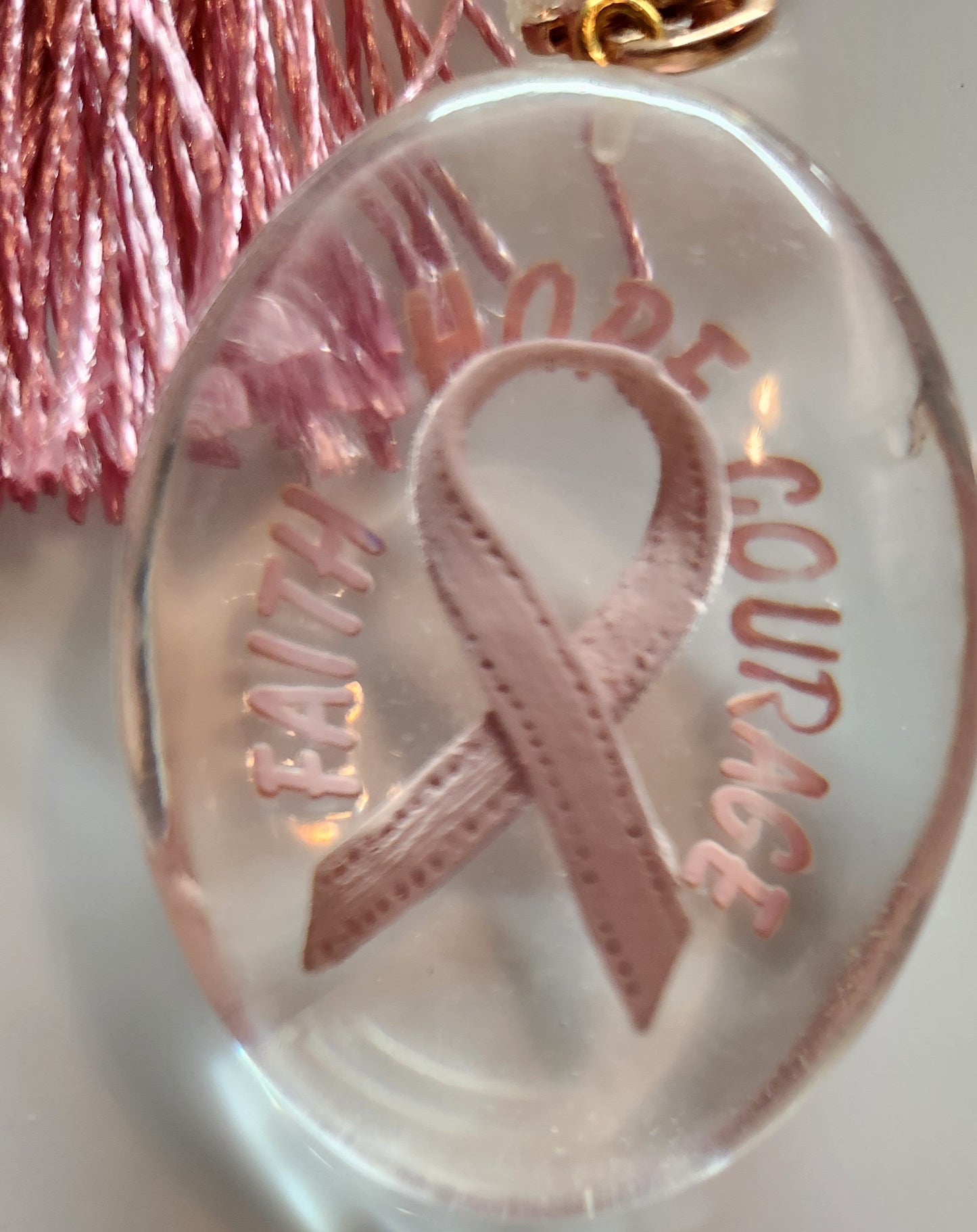 Breast Cancer Awareness keychain